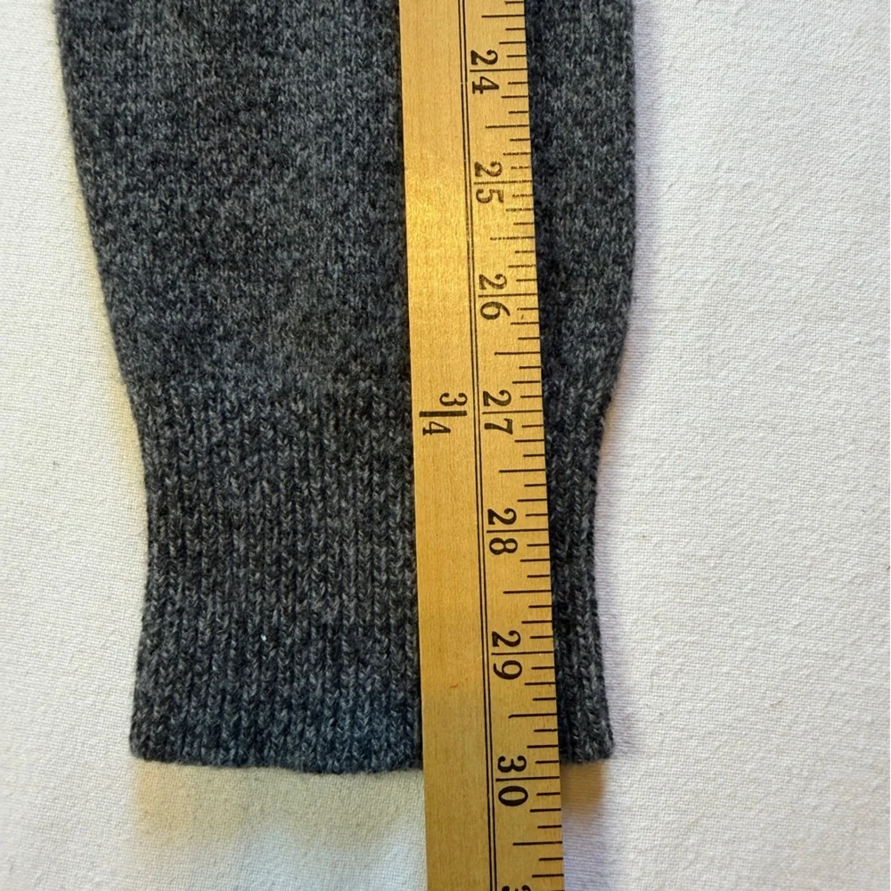 Banana‎ Republic Charcoal Crewneck Sweater Filpucci Merino Extra Fine Wool Large